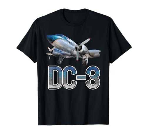 Vintage DC-3 Airplane Funny Aircraft Plane Lover Outfit Men T-Shirt