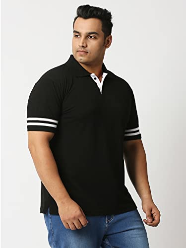 Image of Wear Your Opinion Solid Cotton Rich Polo T Shirt | Collar Tshirts | Half Sleeves | Plain-Regular Fit (Available in Plus Size)