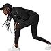 Lacoste Womens Active Tight Fit Track Pants, Black/Black/Black, X-Large