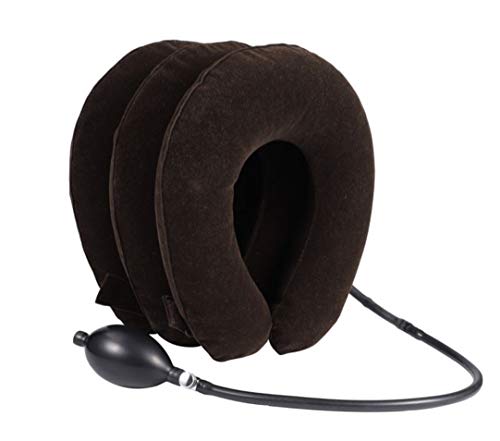 Cervical Neck Traction Device-Big Size, Inflatable Neck Stretcher Collar Brace for Instant Neck