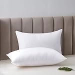Acanva Bed Pillows for Sleeping, Cooling Hotel Quality with Premium Soft 3D Down Alternative Fill for Back, Stomach or Side Sleepers, Standard (Pack of 4), White