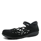 NAOT Footwear Women's Agathis Mary Jane Black Velvet Nubuck 11 M US
