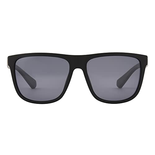 Body Glove Men's Dune Polarized Square Sunglasses, Black, 57 mm2