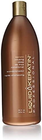 Liquid Keratin Professional Keratin Infusing Deep De-Frizz Conditioner, 33 Fluid Ounce