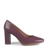  Urban Salon – Zapatos de tacón Alto de napa Burdeos, EU 39