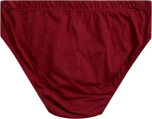 Reebok Men's Underwear - Low Rise Briefs With Contour Pouch (5 Pack), Size Large, Red/Blue/Greys #TOP4