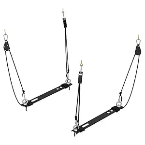 BaseAire Dehumidifier Hanging Kit for Crawl Space & Basement Dehumidifiers Airwerx 35P/55/ 65X/ 90/ 90X/ 100X/ 120X, Easy Way to Raise and Lower Dehumidifier, Helps Reduce Noise and Vibration of the