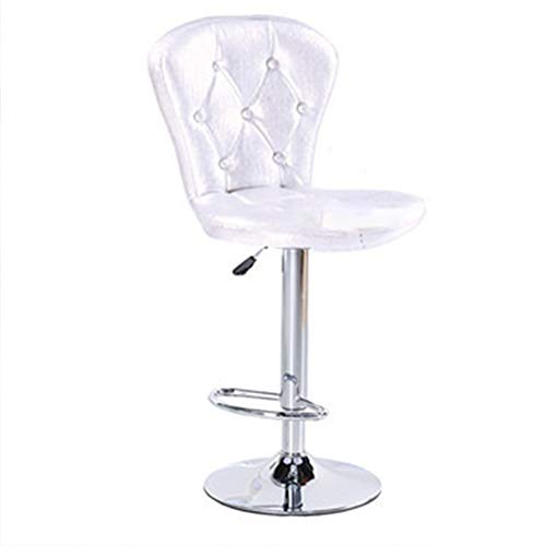 Leather Chair, Bar Stool Swivel Bar Chair Front Desk Cashier High Stool Back Chair Bar Stool Home Modern Lift Chair GAOXU