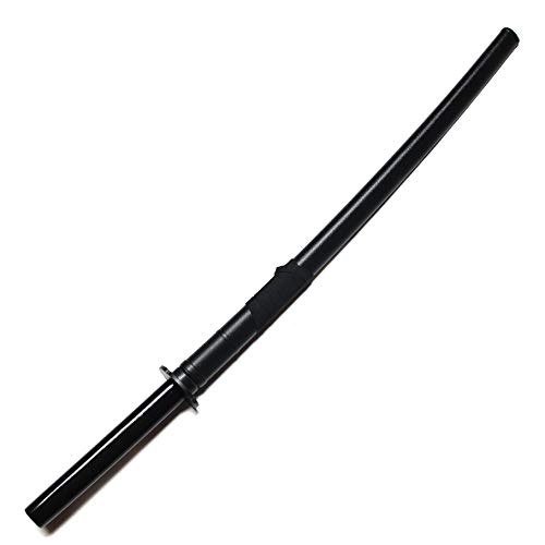 Samurai Training Stick 40" Comes With Saya Scabbard And Tsuba Handguard (Black) #TOP1