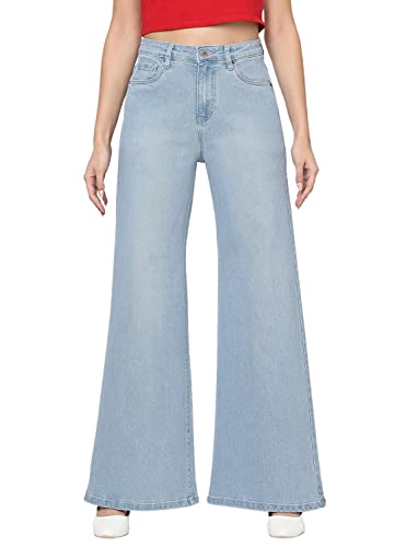 Image of AKA CHIC Women Flare Fit High Rise Stretchable Denim Jeans