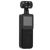Depisuta 4K WiFi Action Camera, Handheld Pockets Body Camera with 180 Rotating Lens 1.3 inch LCD Screen Display Loop Recording Video Audio Mini Vlog Camcorder for Outdoor Sports
