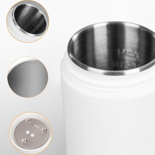 Tetera eléctrica portátil de 500 ml para viaje miniatura 3