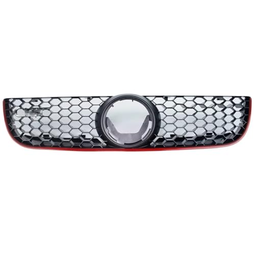 Calandre Avant pour VW Polo 2006-2009 Grille Centrale de Radiateur Nid d'Abeille
