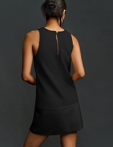 Majdan Womens Tank Dress Sleeveless Shift Mini Dress Party Casual A Line Short Dresses with Back Zipper3