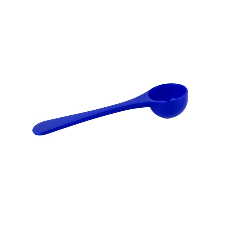 Rightpak 5ml 200 Pieces Blue Measuring Dosing Spoons, Resuable Long Handle Plastic Scoops | Ideal for Liquids, Powders, Granules, Spices, Home, Kitchen, Catering, Healthcare, Fitness