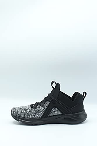 PUMA PUMA boys Enzo 2 Multi Running Shoe, Black/White, 11 Little Kid US
