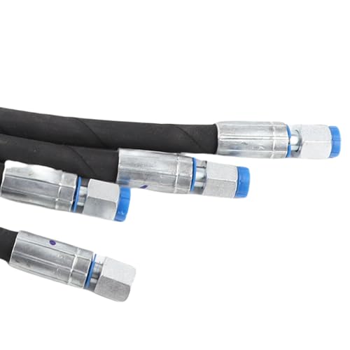 Válvula de 3 vías y mangueras flexibles para miniexcavadora de obras 8
