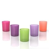 Coldest Limitless Tumbler Boots (5-Pack) - Protective Silicone Boot Sleeves for 36oz & 46oz Water Bottle - Anti-Slip Bottom, Avoid Scratches, Dishwasher Safe - Fits Most Cup Holders - Moonlit Glowie