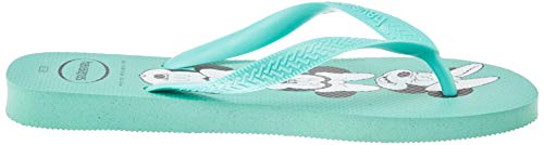Chinelo Top Disney, Havaianas, Adulto Unissex, Verde Orvalho, 35/36