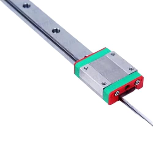 Rail linéaire miniature MGW15 avec bloc élargi à bride CNC de 100 à 500 mm