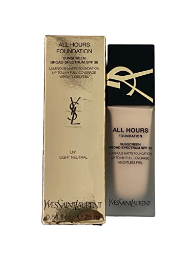 YSL All Hours Luminous Matte Foundation (LN1)