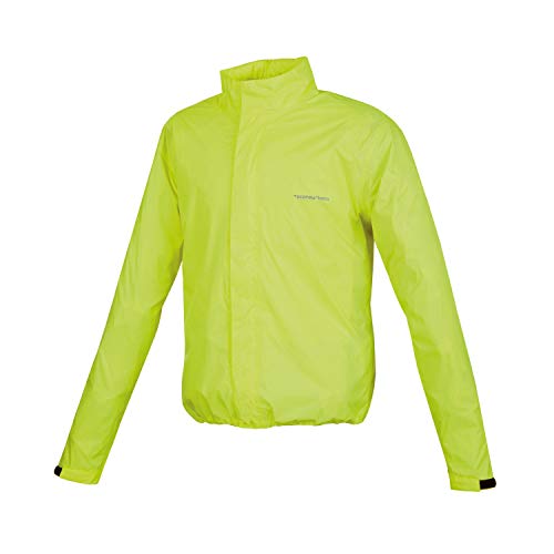 Cazadora anti-lluvia reflectante para evitar empaparse en moto Tucano Urbano Nano Rain Plus S