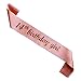 MAGJUCHE 14th Birthday Girl sash, Rose Gold Girl 14 Years Birthday Gifts Party Supplies, Pink Party Decorations
