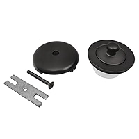 Bonde Vidage De Baignoire Kingston Brass Laiton Brossé DLT20SB, 1-1/2"