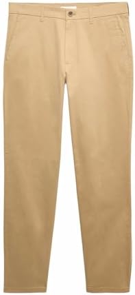 Marks & Spencer Herren Baumwolle Hose Regular | Mit mittlerem Bund, Beinform: Knöchellang, Waschung: Mittelblau, Zum Reinschlüpfen, Leicht