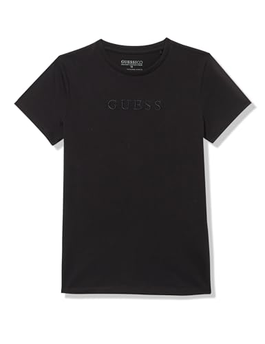 GUESS Boys Organic Cotton Embroidered Logo T-Shirt