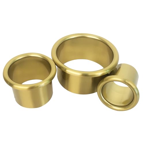 QUEESALN Salon Hair Styling Station Dryer Curling Iron Appliance Hot Iron Tools Tube and Comb Accessories Holder Tube Package Salon Station Organizer Holder Iron Tube (Golden)