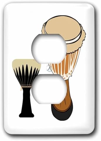 3dRose lsp_98551_6 African Drums Jpg Light Switch Cover image 3
