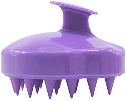Rejuvenating Hair Regrowth Scalp Massager Shampoo Brush (Purple)