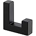 Produktbild Gedotec Garderoben-Haken | Huthaken eckig | TETRIS | Einzelhaken schwarz | Kleiderhaken 40 x 52 mm | Wand-Haken Garderobe unsichtbar | 1 Stück - Design Mantelhaken inkl. Befestigungsmaterial
