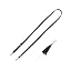 5# Black-silver Buckles With Tassel
