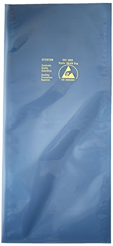 Image of 6 1 /2 inch x 16 inch Open End Static Shielding Bags, 25-Pack