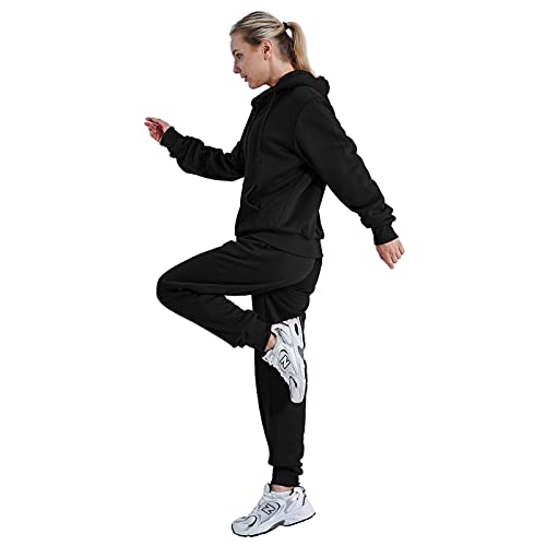 Gary Com 2 Piece Outfits Women's Fleece Sherpa Lined Sweatsuits Long Sleeve Hoodie And Sweat Pants Winter Warm Tracksuit Set Jogging Zip Up Workout Suit #TOP2