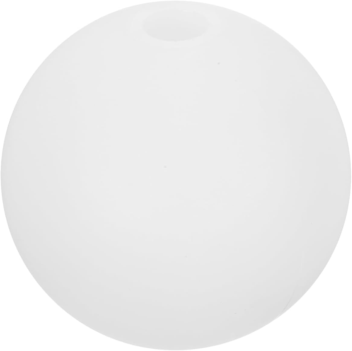 Baluue White Acrylic Globe Lampshade Replacement - 4.72 Inch Diameter, Easy to Install, Soft Light for Home Decor, Suitable for Ceiling, Wall and Table Lamps