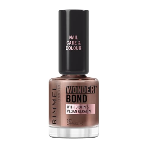 Rimmel London| Wonderbond|Laca de uñas| tono 007 Cappuccino| 8ml