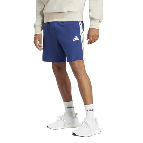 adidas Men's Essentials 3-Stripes French Terry 7-inch Shorts