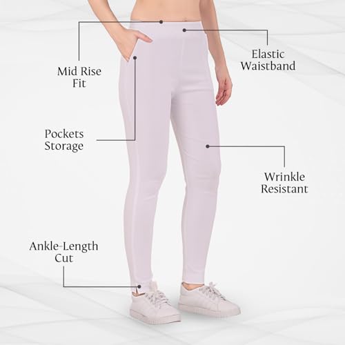 Image of TRASA Ultra Soft Cotton Regular and Plus Stretchable Cotton Pants for Womens and Girls