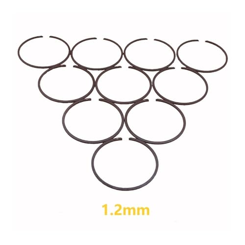 Segment de piston 33.3mm en acier forgé pour tronçonneuse de précision - 2