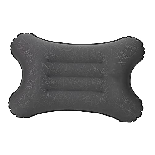 Osmond Almohada para Acampar Almohada de Viaje para Acampar Inflable Ultraligera para Acampar Senderismo Mochilero MontañIsmo Gris Oscuro