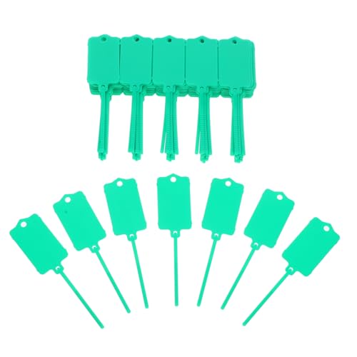 NUOBESTY Pcs Tagging Labels Reusable Plastic Shipping Tags for Keys Luggage Inventory Wire