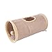CRGANGZY Jouet interactif de Tunnel pour Chat, Tunnel pour Chat Animaux Amusants pour Chaton Tubes de Tunnel de Jeu d'intérieur Jouets de Puzzle pour Jouets pour Kitty, Autres Petits Animaux (Gris)