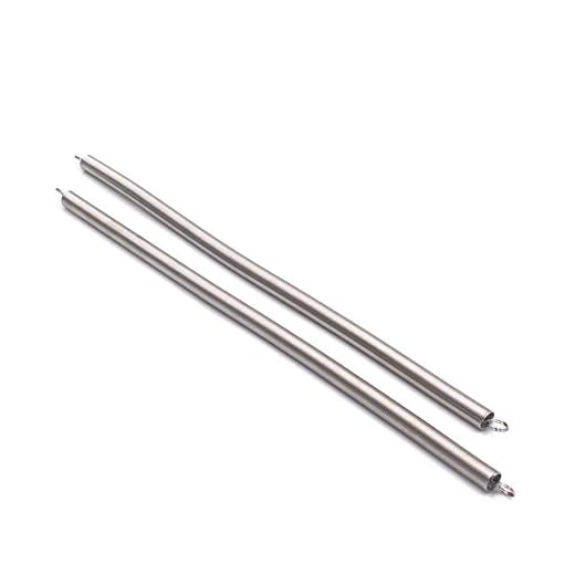 2Pcs Zinc Plated Steel Wire Extension Spring 20 Inch