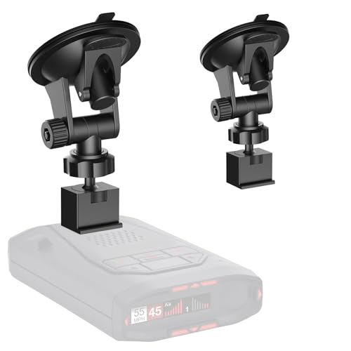 Super Radar Detector Mount,Super Car Windshield,Dashboard Suction Cup Bracket,Suitable for Escort IX,IXc,Max 3,Max 4,Max 360 MKII,Max360C,2020 Max 360 Radar Models (For w/EZ Magnet Connection Radar)