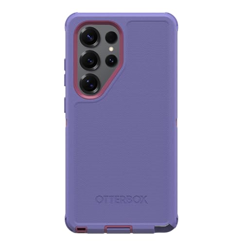 Image of OtterBox Samsung Galaxy S25 Ultra (Only) - Defender Series Case - Violet Current (Purple & Pink) - Rugged & Durable - with Port Protection - Wireless Charging Compatible