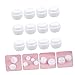 NULYLU 25pcs Mushroom Shape Cream Jars for Travel Leakproof Plastic Containers for Lotion Creams and Cosmetics Cute and Durable Packaging for All Your Toiletries