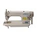 550W 1/2HP Industrial Sewing Machine Heavy Duty Sewing Machine Commercial White Metal Sewing Machine for Tailors with Motor, 3500 stitches/min Distance Speed Adjustable